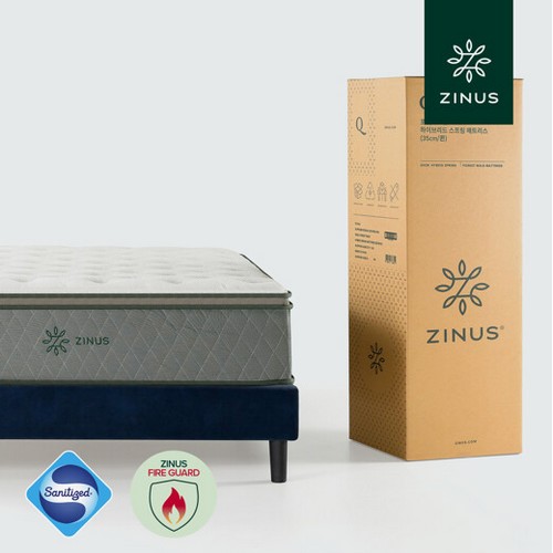 지누스 포레스트워크 S 하이브리드 스프링 매트리스 Q (30cm)_이미지
