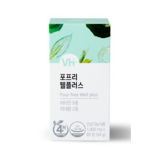 비타민하우스 포프리 웰플러스 60정 (2개)