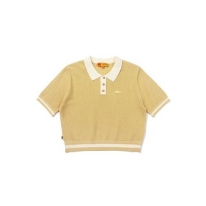  코닥 반팔라운드티 CQF K4222LKT41YLW 썸머 폴로 니트 우먼 YELLOW