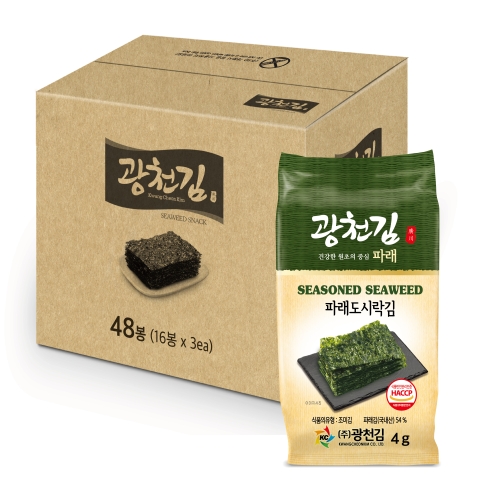 광천김 파래 도시락김 4g 48개입_이미지
