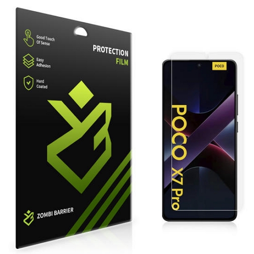 좀비베리어 샤오미 포코 X7 프로 올레포빅 고광택 보호필름 (액정 2매)_이미지