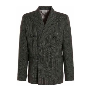 VETEMENTS ��� ���� �극��Ʈ ���Ϸ��� �������� VL14JA660P PINSTRIPE