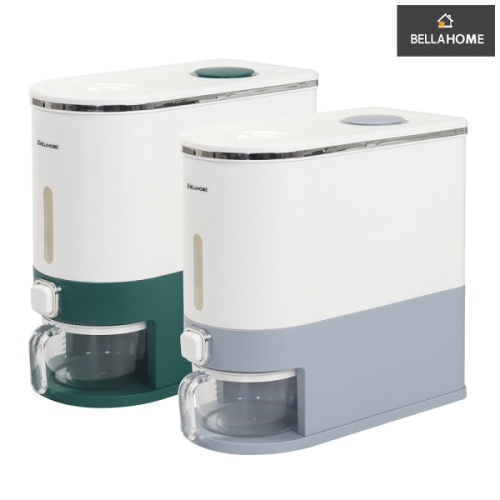 벨라홈 버튼식 계량쌀통 10kg