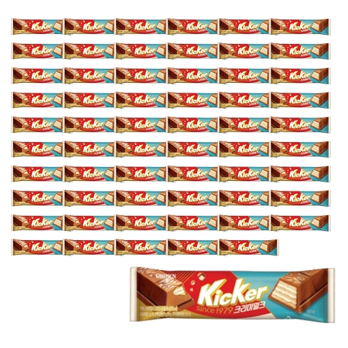 크라운제과 키커바 크리미밀크 28g (60개)_이미지