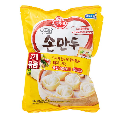 오뚜기 옛날 손만두 520g (10개)_이미지