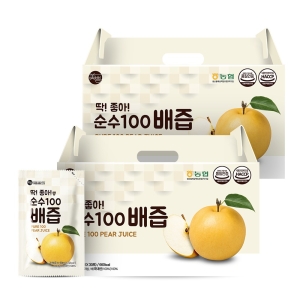 미쁨생활건강 딱좋아 순수100 배즙 90ml 60개