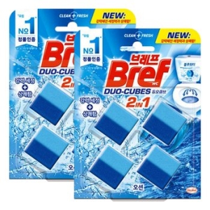 브레프 듀오큐브 오션 50g 4개입 (2개)_이미지