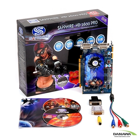SAPPHIRE �󵥿� HD 2600Pro D3 ��������� 256MB �̿���