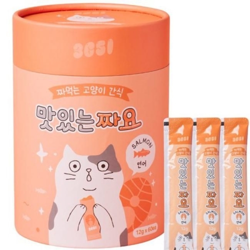 3651 맛있는 짜요 연어 720g (12g x 60p) (1개)_이미지