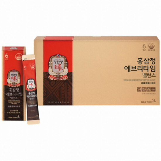 정관장 홍삼정 에브리타임 밸런스 10ml 60포 (1개)