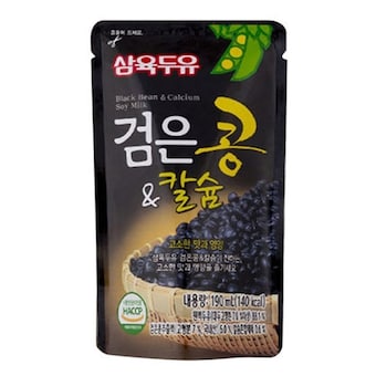 삼육식품 검은콩 & 칼슘 <b>파우치</b> 190ml