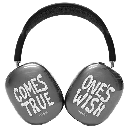 어프어프  에어팟 맥스 ONES WISH COMES TRUE 클리어 하드 케이스
