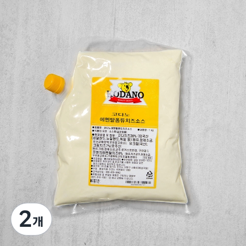 에멘탈퐁듀치즈소스 1kg 2개