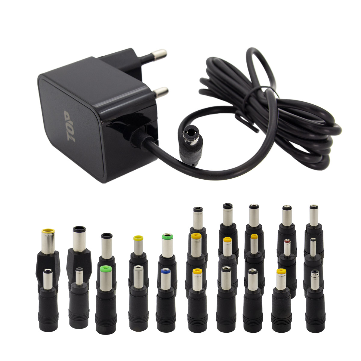 탑라인에이치디 솔탑 5V 2A SMPS 다용도 멀티 어댑터 (SOLTOP-1822 / 25종 젠더)_이미지