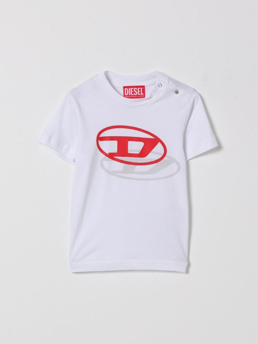 디젤 Babys T shirt K007650GRAI White K100_이미지