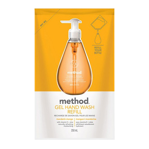 메소드 만다린 망고 젤 핸드워시 리필 250ml (5개)_이미지