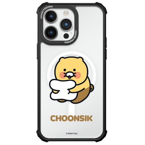 아이폰15 프로 카카오프렌즈 춘식이 임팩트제로 맥세이프 케이스