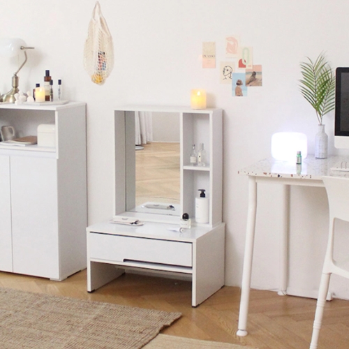 위즈바움  소피드메종 페페 좌식 수납 화장대 600
