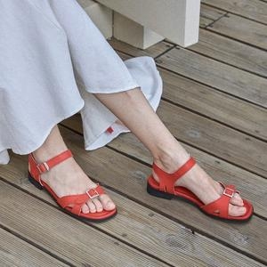 스티유 벨티드 시그니처 썸머샌들 31124RD_red_이미지