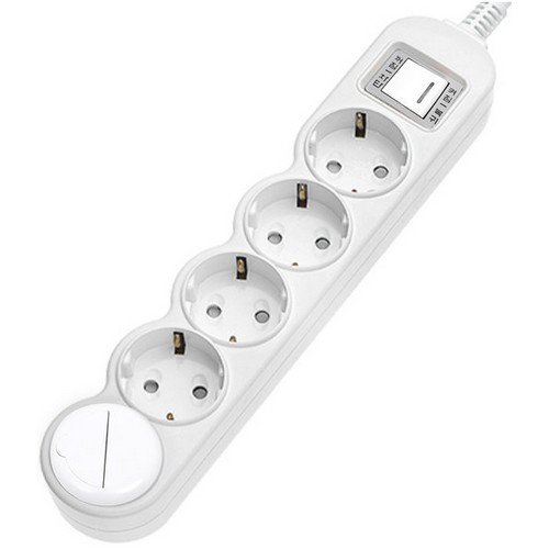 세계 에코파워탭 LED 5구 16A 일반 메인 멀티탭 (1.5m)_이미지