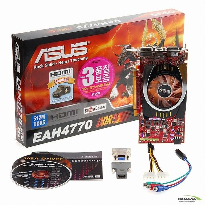 ASUS 라데온 HD 4770 EAH4770 D5 512MB_이미지