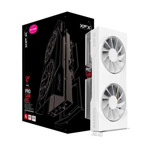 <b>XFX</b> 라데온 RX 9060 XT SWIFT DUAL WHITE OC D6 8GB