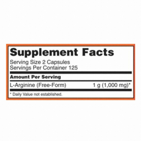 나우푸드 L-아르기닌 500mg 250캡슐 (3개)_이미지