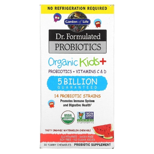 Dr. Formulated 프로바이오틱 키즈 50억 츄어블 수박맛 30정