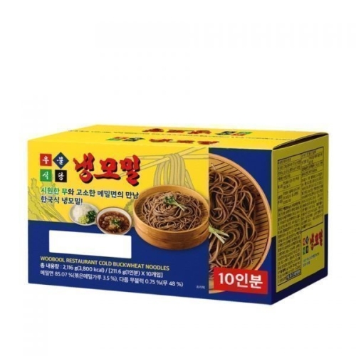 한일식품 우불식당 냉모밀 211.6g (10개)_이미지