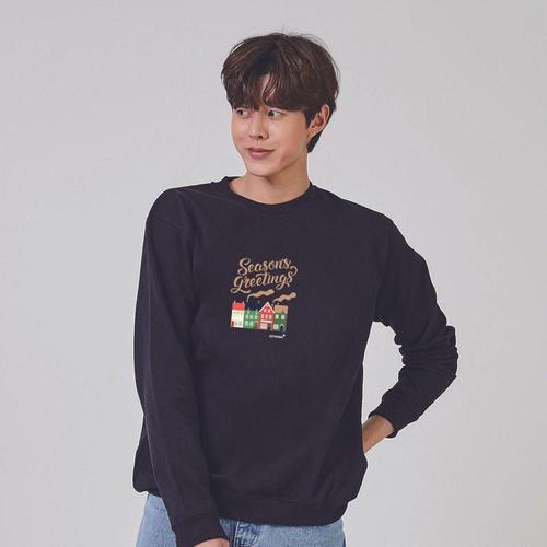 키밍 홈 집 맨투맨 후드티 W7E2E08_이미지