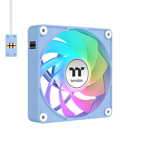 써멀테이크 CT140 EX Reverse ARGB Sync (3팩, 수국블루)_이미지