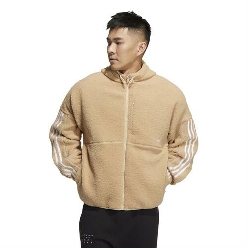 아디다스 남녀공용 시티 3S BOS 쉐르파 재킷 (HP1375)