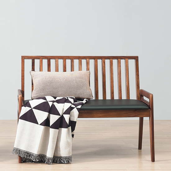 원목 2인용 접이식 벤치 의자