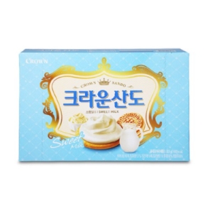 크라운제과 산도크림 323g, 4개