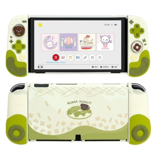 닌텐도 스위치 OLED 쿠마 도넛 케이스