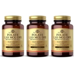  솔가 엽산 1333MCG DFE METAFOLIN 800MCG 100캡슐 [3개]