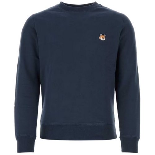 메종키츠네 폭스헤드 맨투맨 LM00301KM0001 (P476, 블루)_이미지