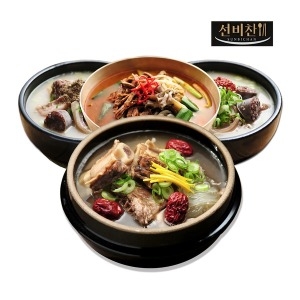 즉석국 혼합세트 총12봉 갈비탕2+부대찌개3 +사리면1봉 +순대국2+육개장3+얼큰순대국2봉