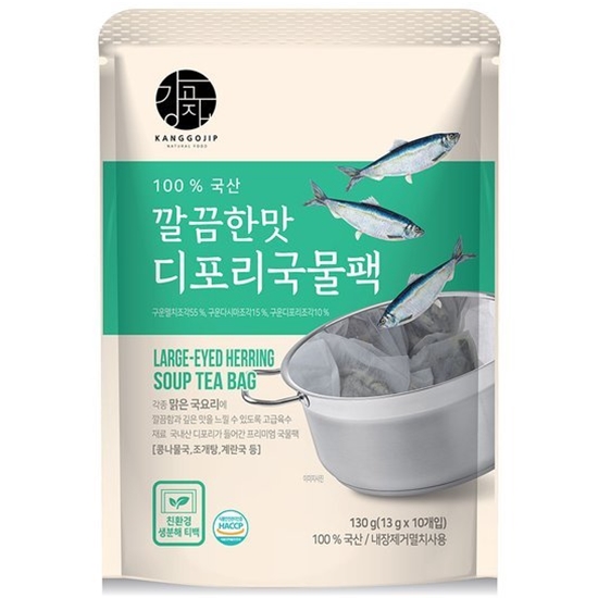 강고집 디포리 국물팩 130g(13gx10입) (4개)_이미지