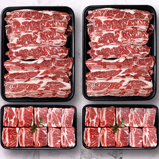 웰던푸드코리아 호주산 LA갈비 2kg+찜갈비 2kg (1개)_이미지