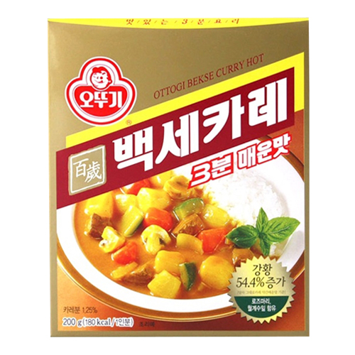오뚜기 3분 백세카레 매운맛 200g (6개)_이미지