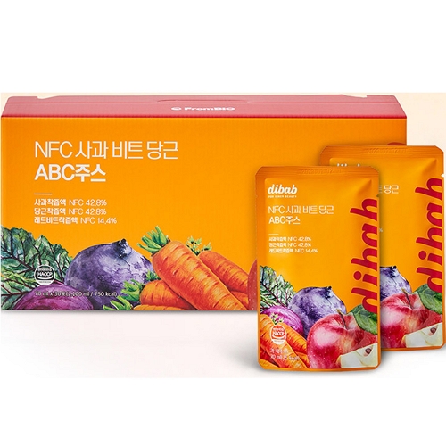 프롬바이오 디밥 NFC 사과비트당근 ABC주스 70ml (90개)_이미지