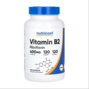 뉴트리코스트 비타민B2 400mg 120캡슐 (1개)_이미지