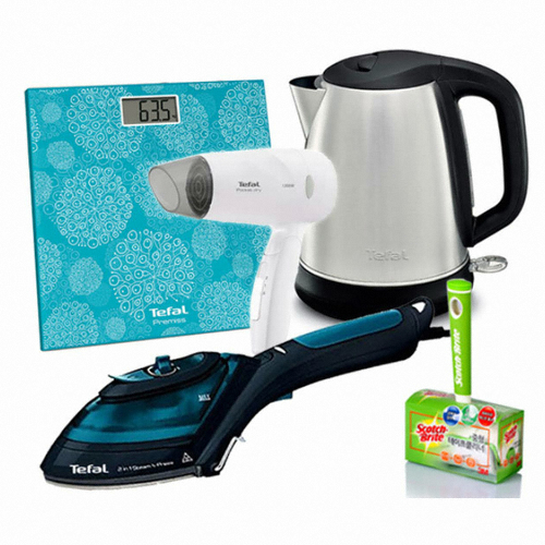 테팔 KI270DKR + 투인원스팀 + HV1513KO + PP1077K0 + 테이프클리너_이미지