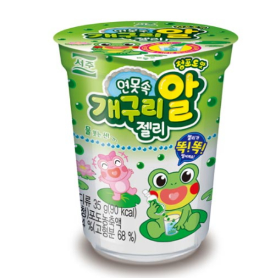 서주 연못속 개구리알 젤리 청포도맛 35g (5개)