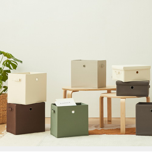 한샘 샘 폴리 수납바스켓 대 (2개)_이미지