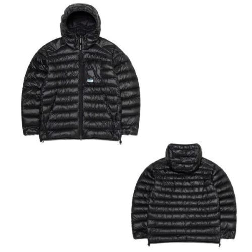 코닥 공용 컬러라마 경량 구스 다운 자켓 B1 K5423EDJ83 BLK GRY