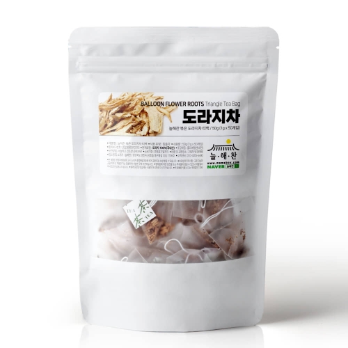 늘해찬 볶은 국산 도라지차 50티백 (4개)_이미지