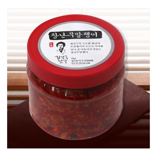 동광푸드 창난무말랭이 1kg (1개)