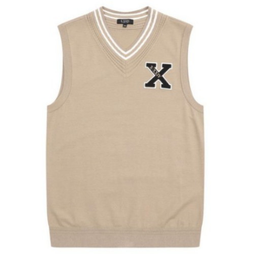 JDX골프 와펜 브이넥 니트 베스트 X4SVU3381LI